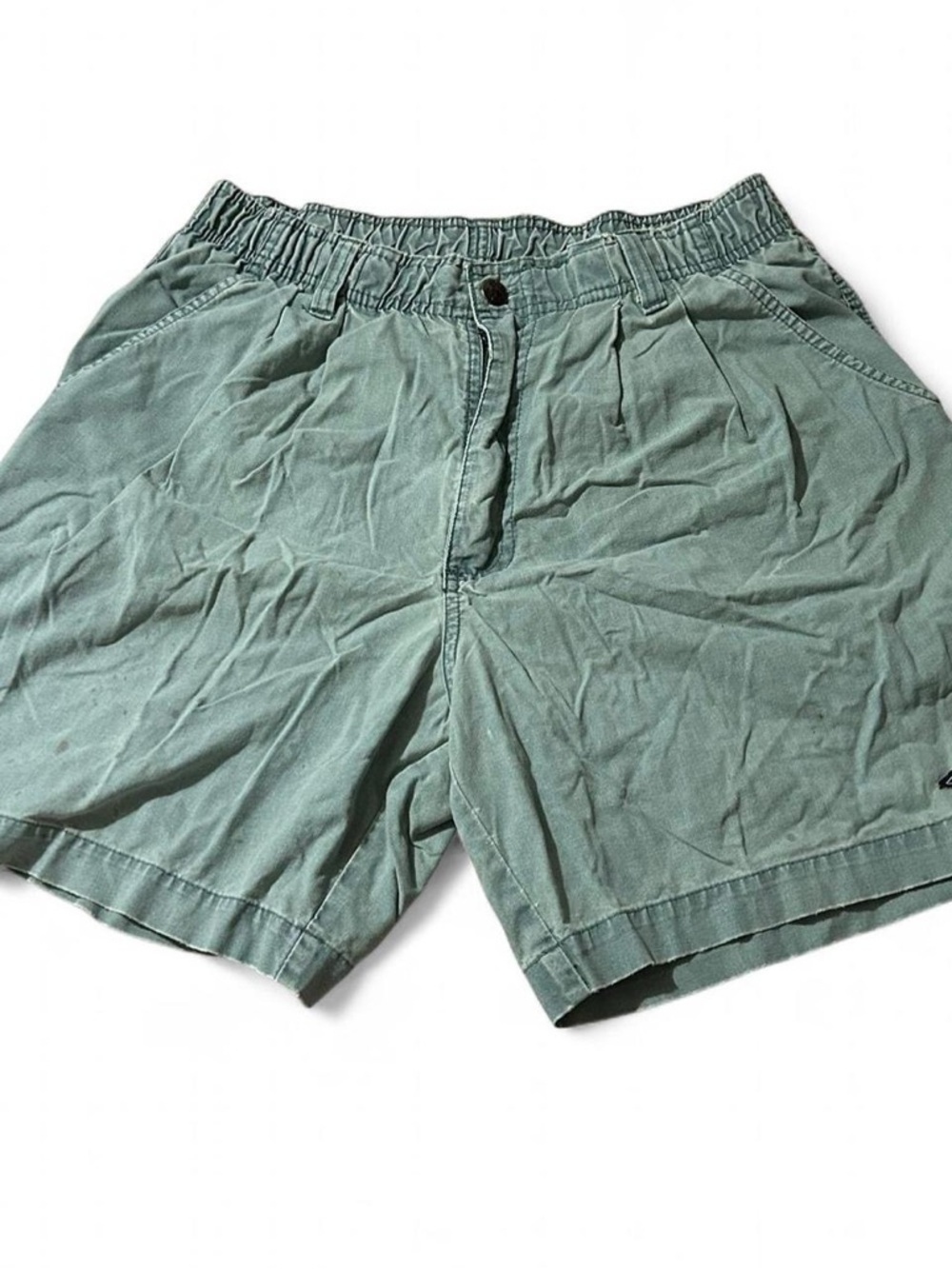 OP Ocean Pacific Surf Shorts Size Medium Mens Faded Green Vintage 90s